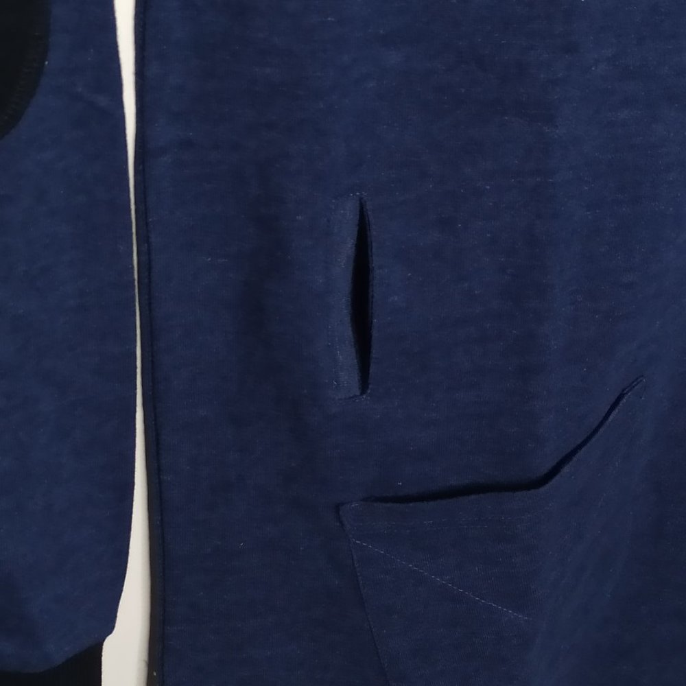 Caliber Men's Sweater Size XXL Navy Blue Long Sleeves Comfort Round Neck Comfort - Picture 6 of 8